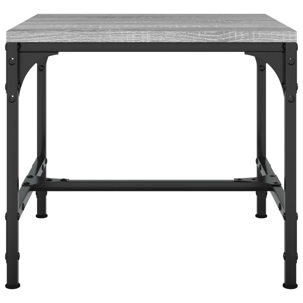 vidaXL Konferenční stolek šedý sonoma 50 x 50 x 35 cm kompozitní dřevo
