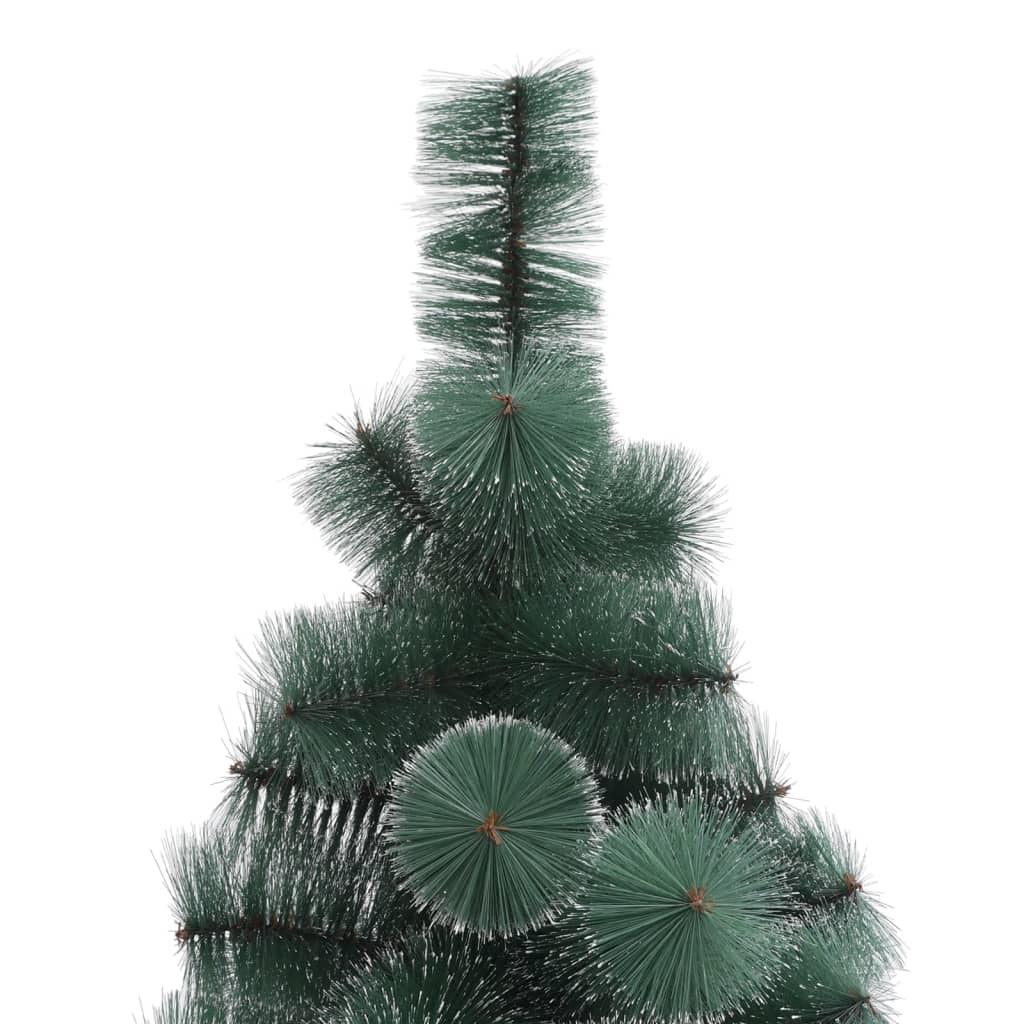 vidaXL Umělý vánoční stromek s LED diodami zelený 120 cm PVC a PE