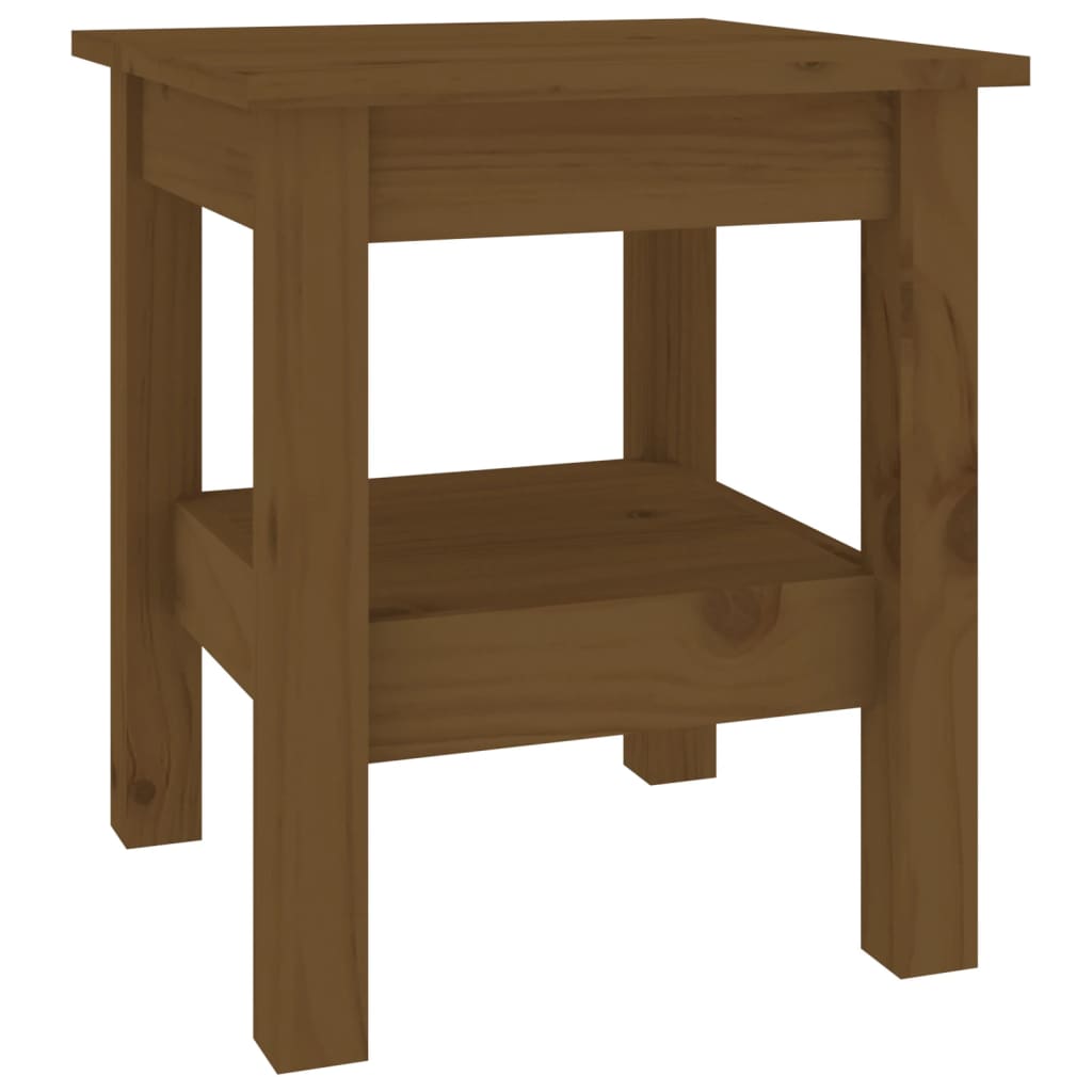 vidaXL Konferenční stolek medově hnědý 35x35x40 cm masivní borovice
