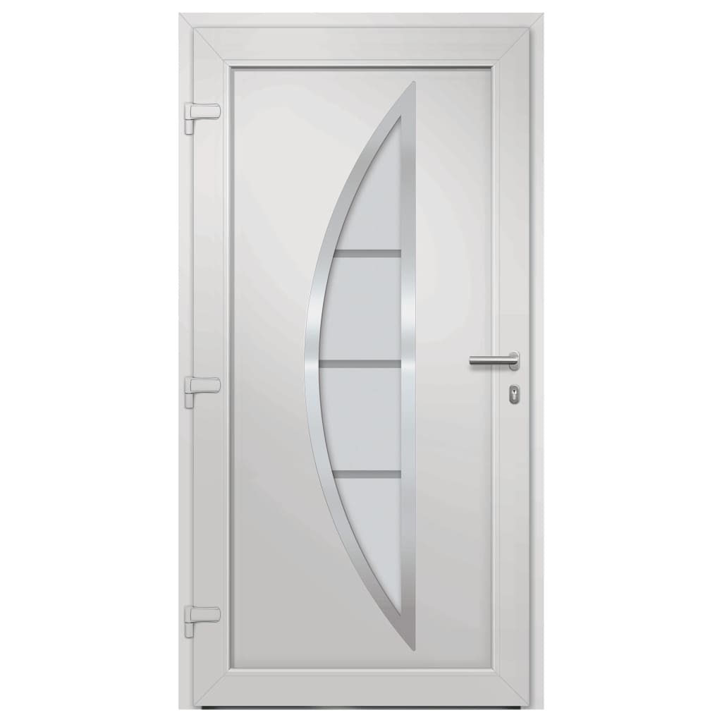 vidaXL Vchodové dveře antracitové 88 x 200 cm