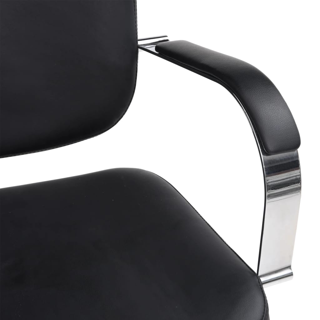 vidaXL Kosmetická židle černá umělá kůže