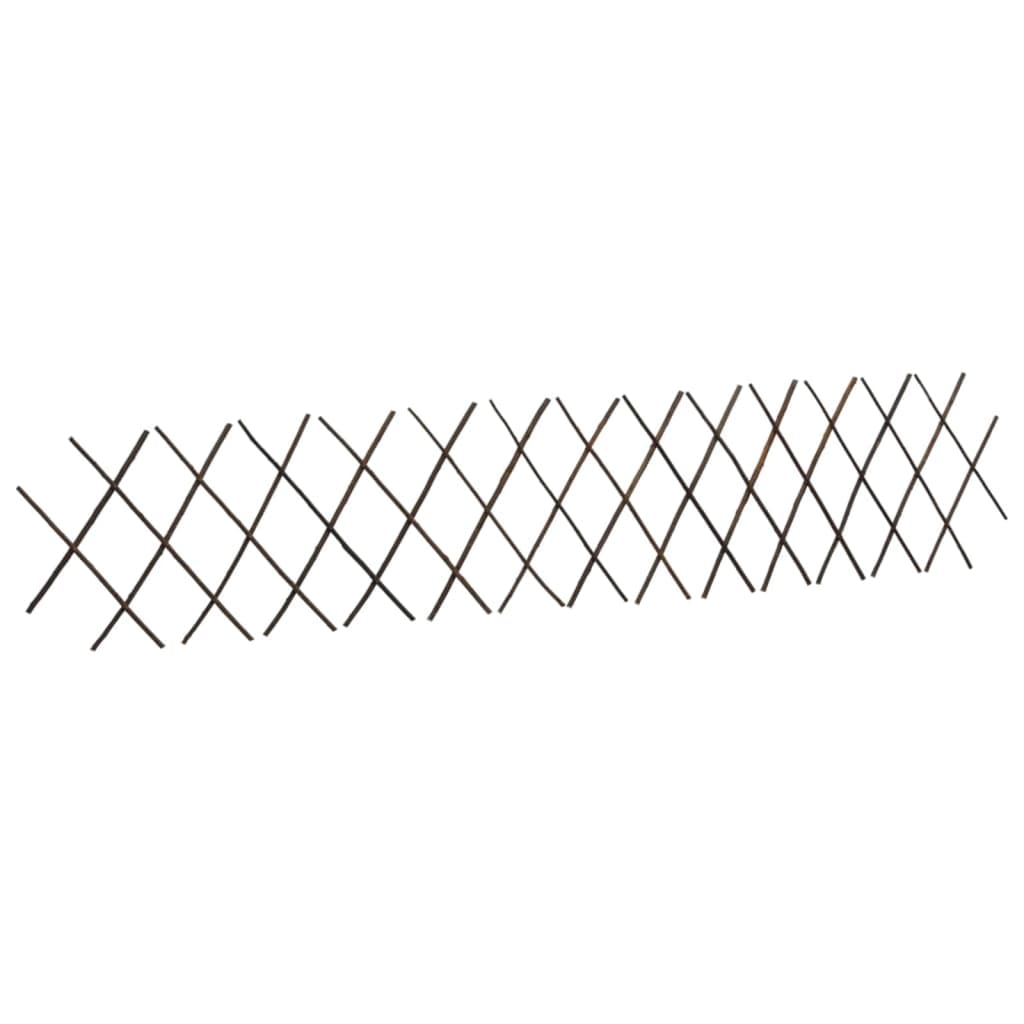 vidaXL Vrbové trelážové ploty 5 ks 180 x 30 cm