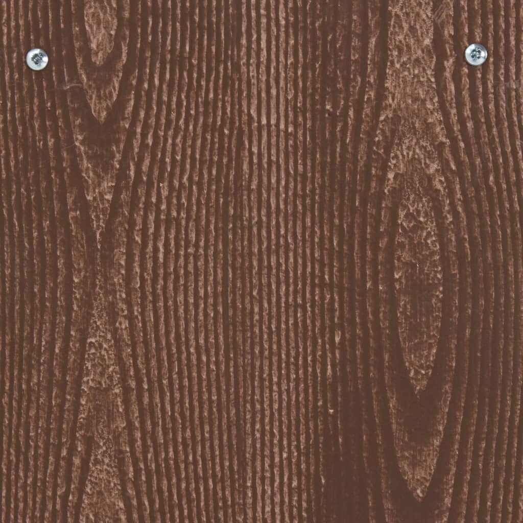 vidaXL Botník hnědý 90x24x81 cm kompozitní dřevo