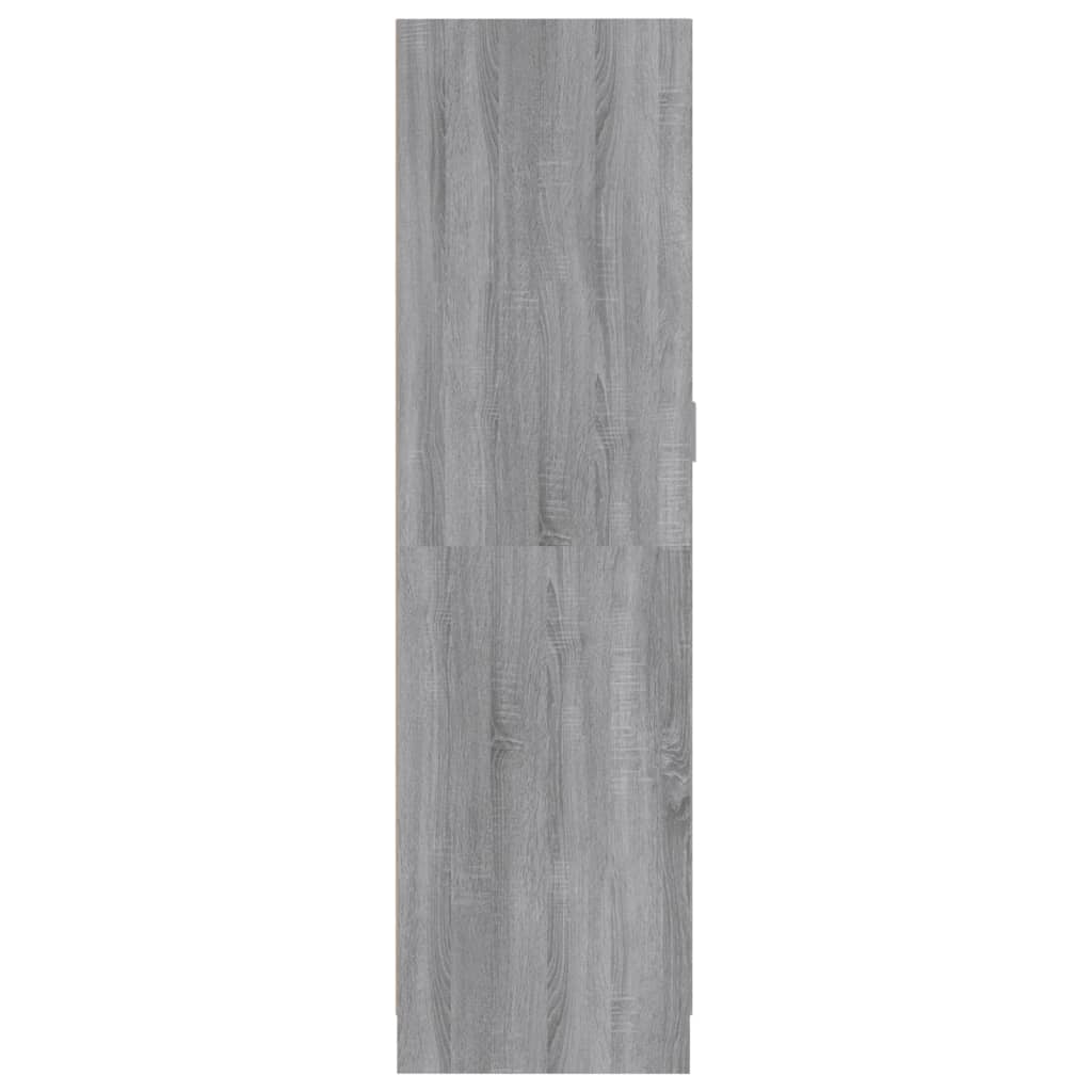 vidaXL Šatní skříň šedá sonoma 82,5 x 51,5 x 180 cm kompozitní dřevo