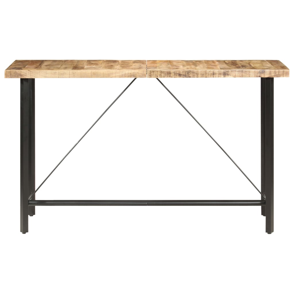 vidaXL Barový stůl 180 x 70 x 107 cm hrubé mangovníkové dřevo