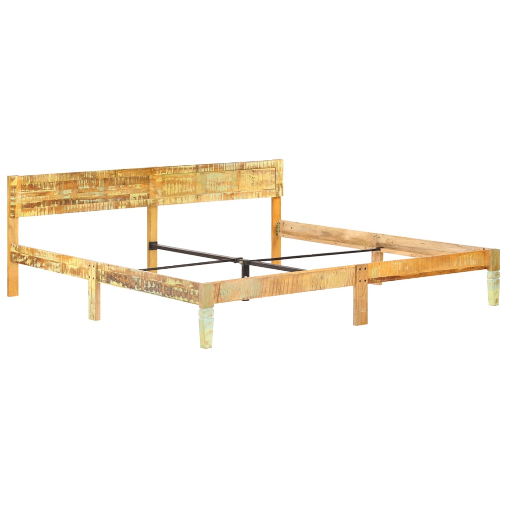 vidaXL Rám postele masivní recyklované dřevo 200 x 200 cm