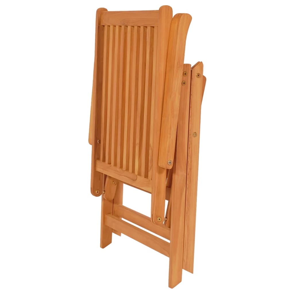 vidaXL Zahradní židle 4 ks béžové podušky masivní teak