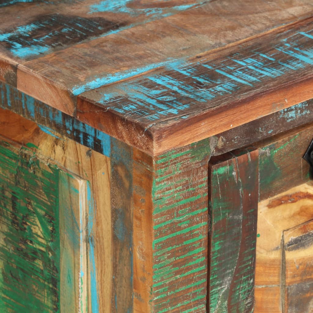 vidaXL Botníková lavice masivní recyklované dřevo