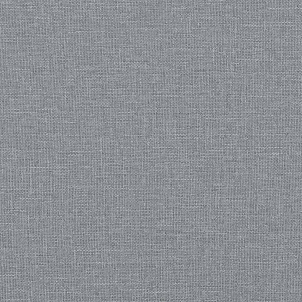 vidaXL Chesterfield pohovka 2místná světle šedá textil