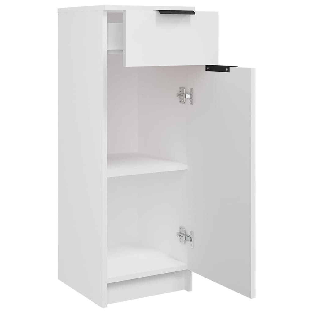 vidaXL Koupelnová skříňka bílá 32 x 34 x 90 cm kompozitní dřevo