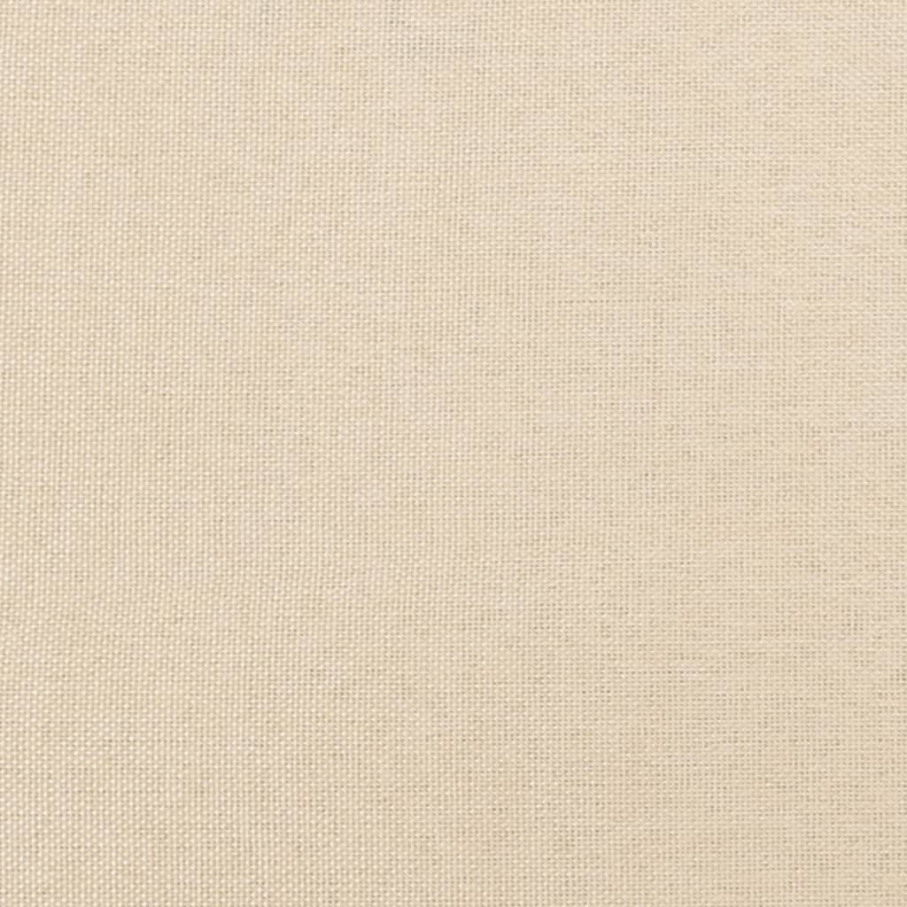 vidaXL Taštičková matrace krémová 140 x 190 x 20 cm textil