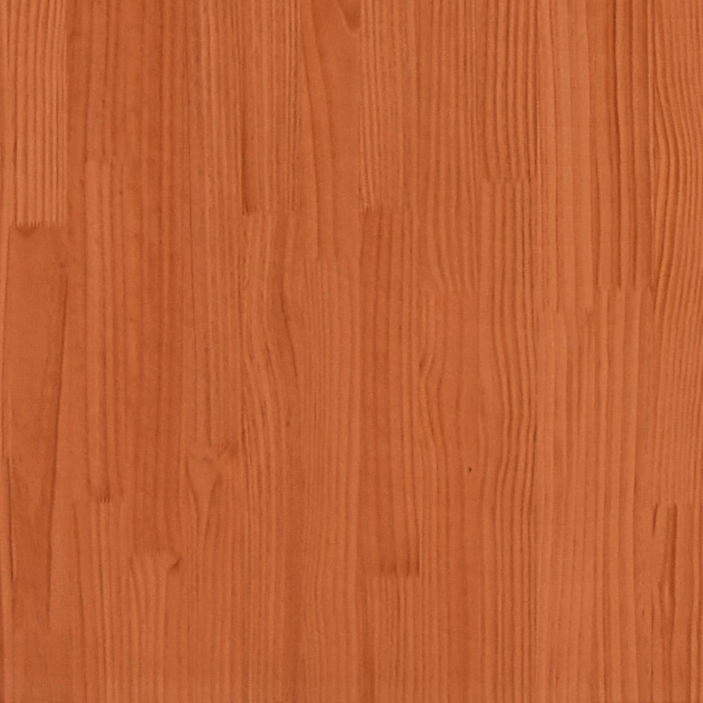 vidaXL Botník voskově hnědý 28 x 30 x 104 cm masivní borové dřevo