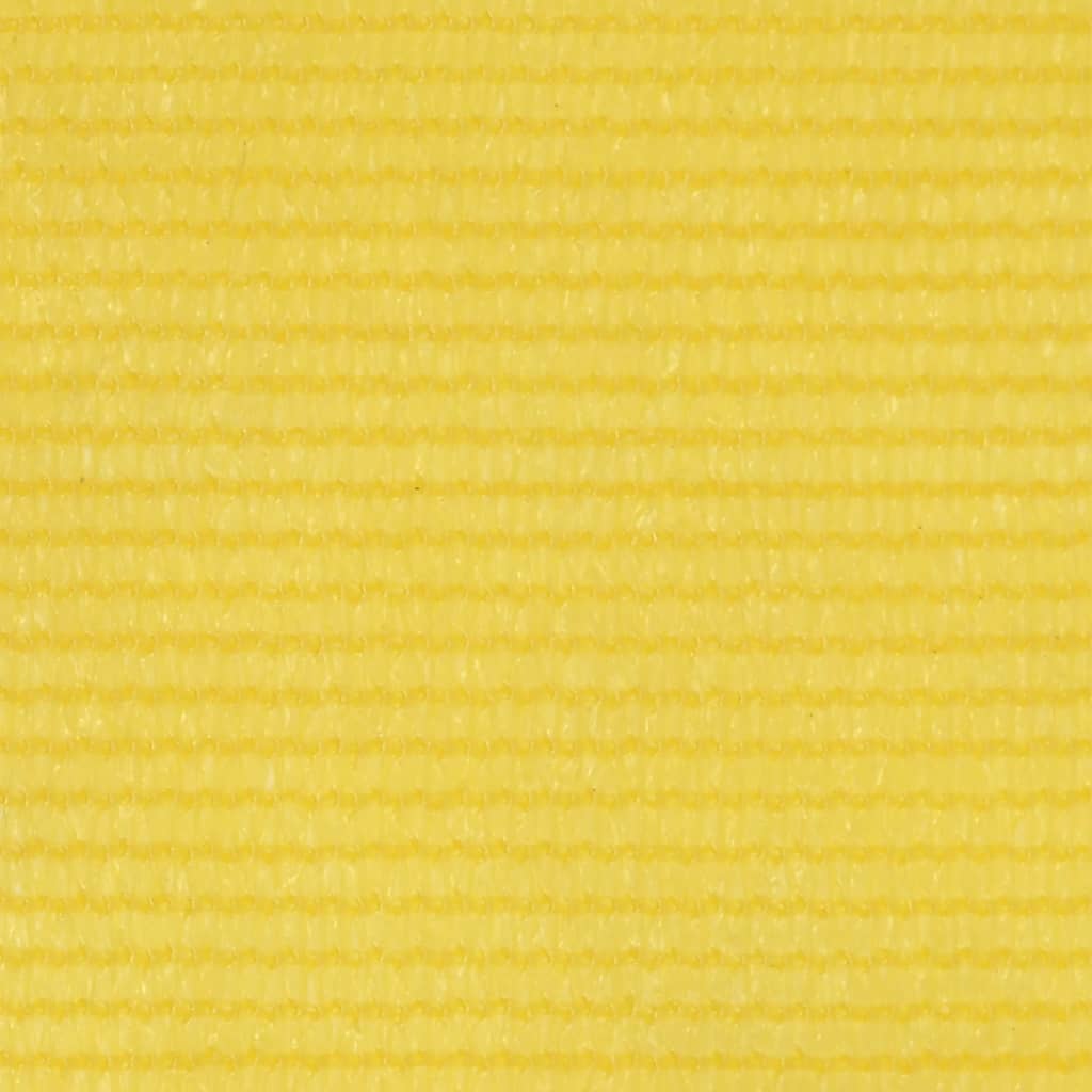 vidaXL Balkonová zástěna žlutá 120 x 500 cm HDPE