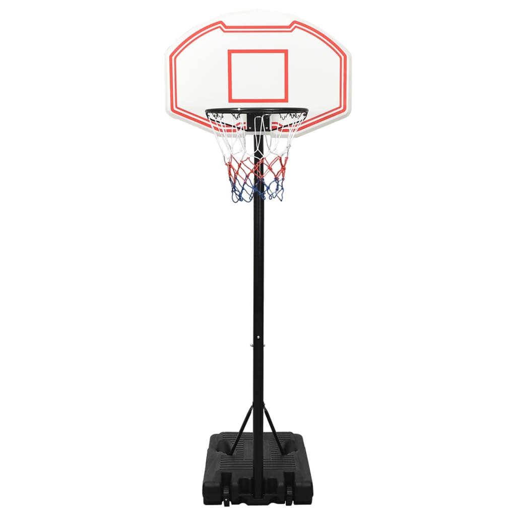 vidaXL Basketbalový koš bílý 237–307 cm polyethylen