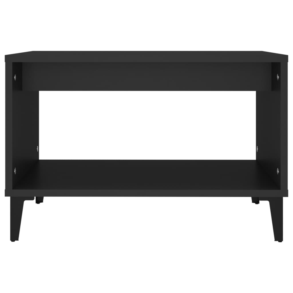 vidaXL Konferenční stolek černý 60 x 50 x 40 cm kompozitní dřevo