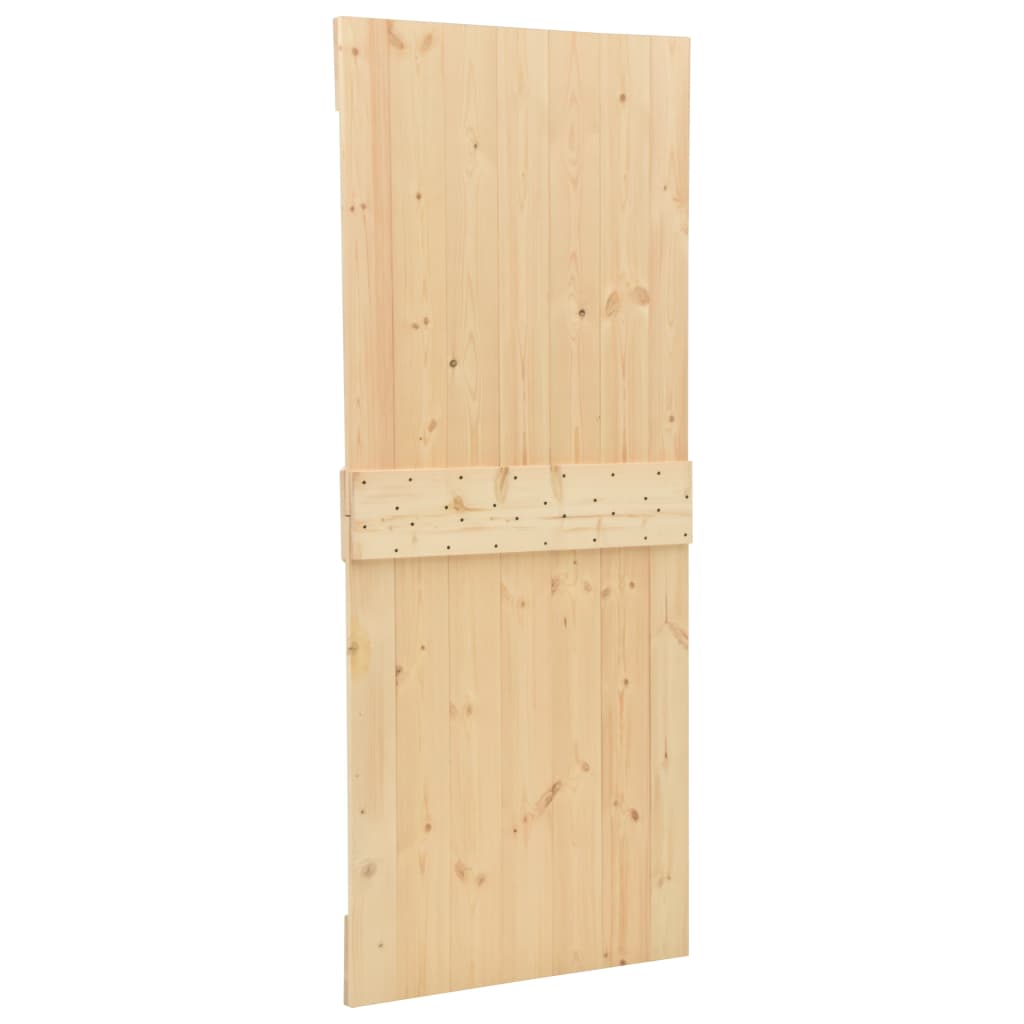 vidaXL Dveře 80 x 210 masivní borové dřevo