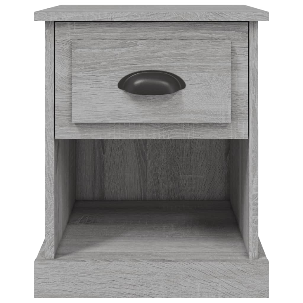 vidaXL Noční stolek šedý sonoma 39 x 39 x 47,5 cm kompozitní dřevo