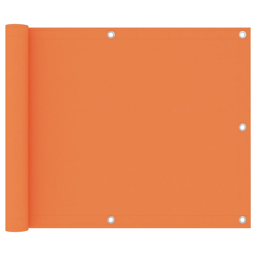 vidaXL Balkónová zástěna oranžová 75 x 300 cm oxfordská látka