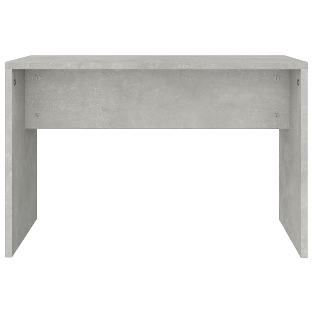 vidaXL Toaletní stolek sada betonově šedý 86,5 x 35 x 136 cm