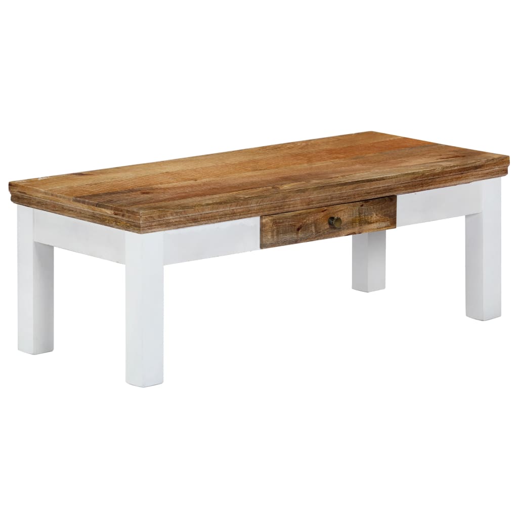 vidaXL Konferenční stolek 110 x 50 x 40 masivní mangovníkové dřevo