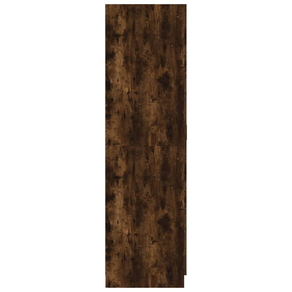 vidaXL Šatní skříň kouřový dub 80 x 52 x 180 cm kompozitní dřevo