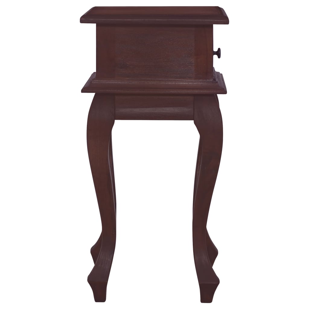 vidaXL Noční stolek klasicky hnědý 35 x 30 x 60 cm masivní mahagon