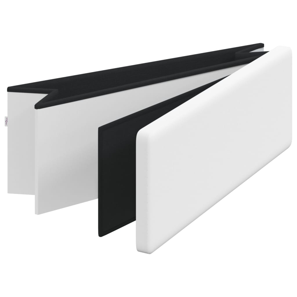 vidaXL Úložná lavice skládací bílá PVC