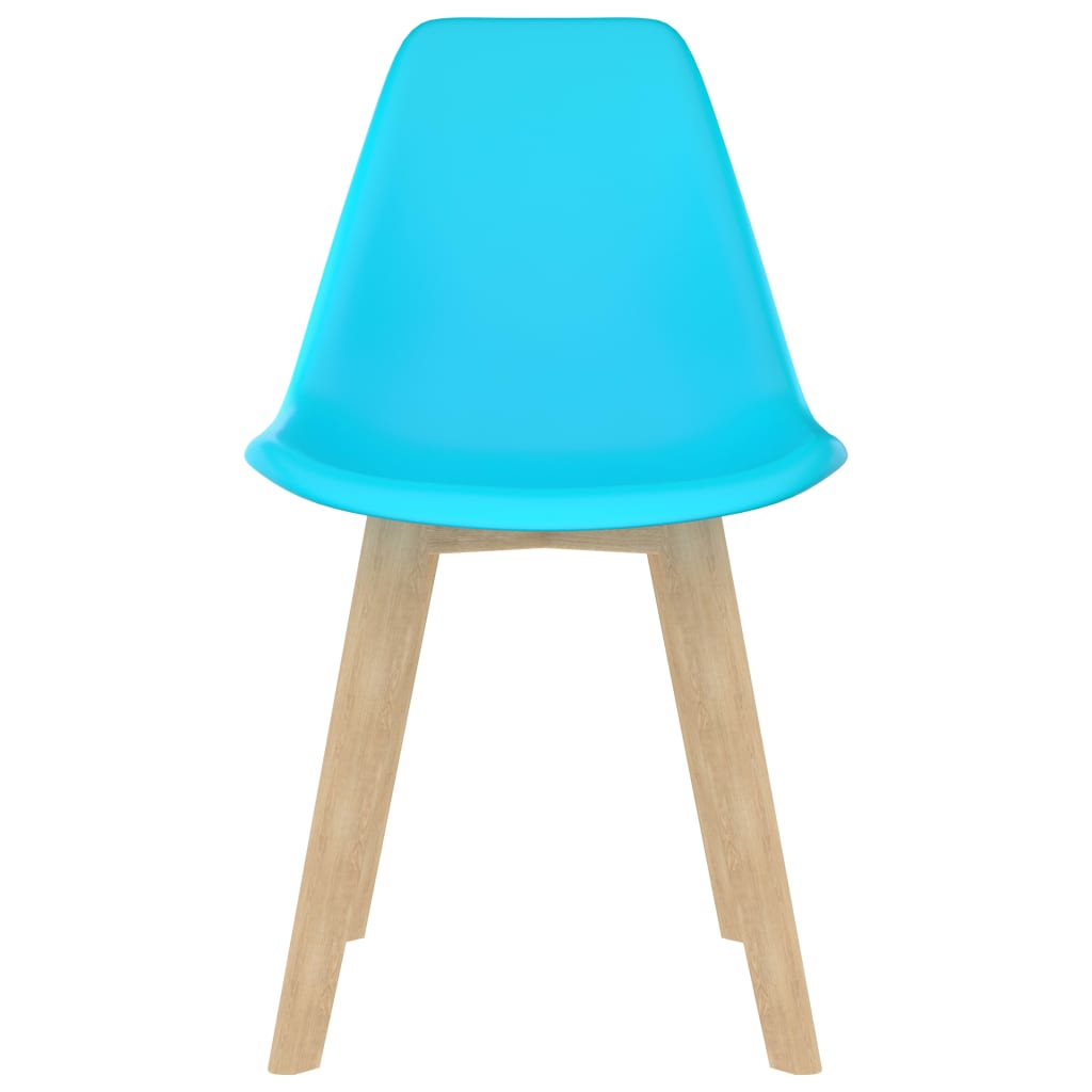 vidaXL Jídelní židle 2 ks modré plast