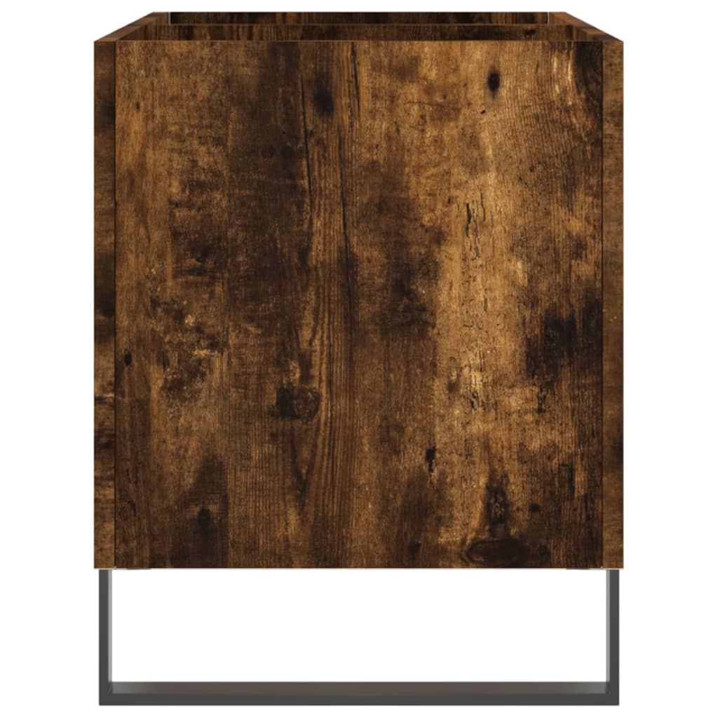 vidaXL Skříňka na LP desky kouřový dub 74,5x38x48 cm kompozitní dřevo