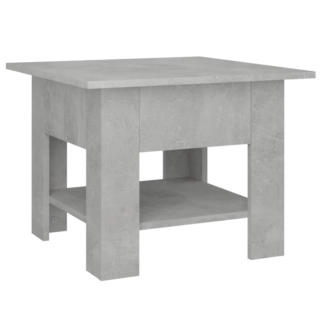 vidaXL Konferenční stolek betonově šedý 55 x 55 x 42 cm dřevotříska