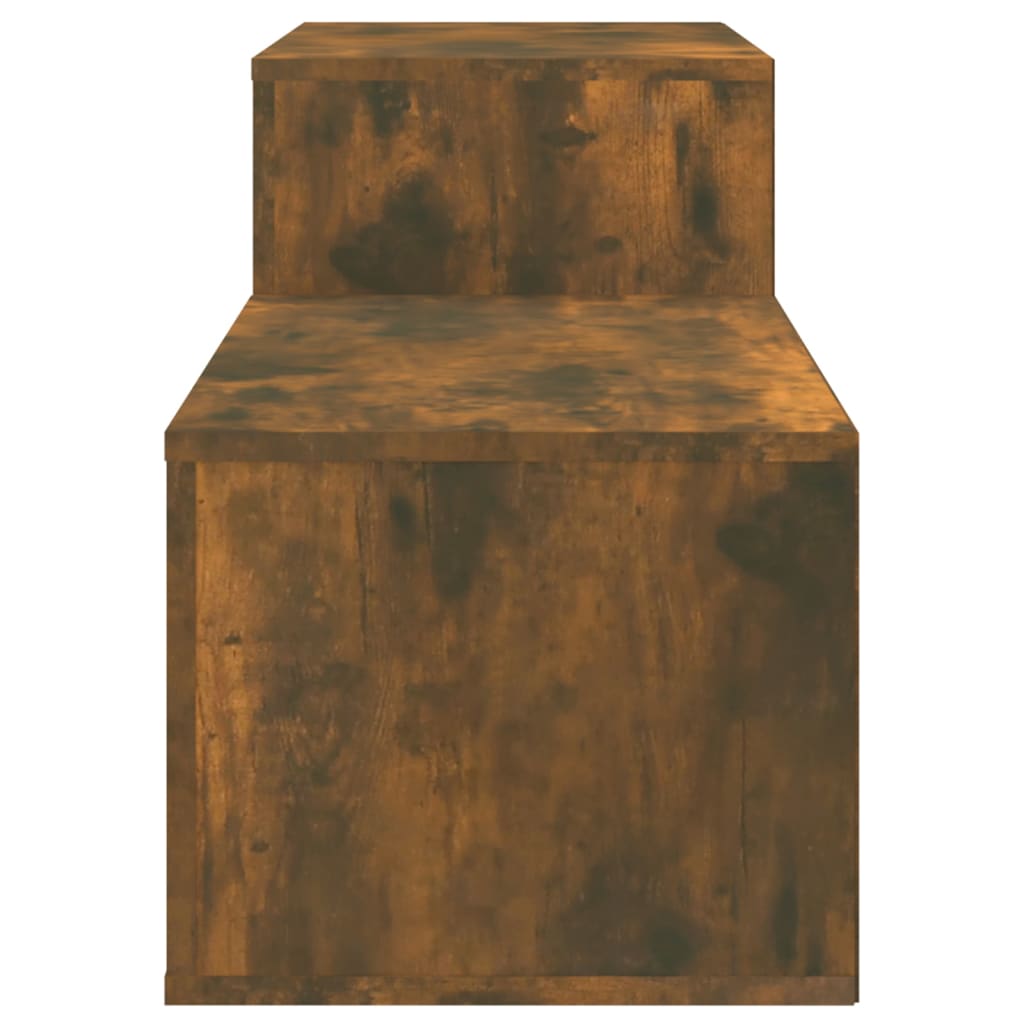 vidaXL Botník kouřový dub 150 x 35 x 45 cm kompozitní dřevo