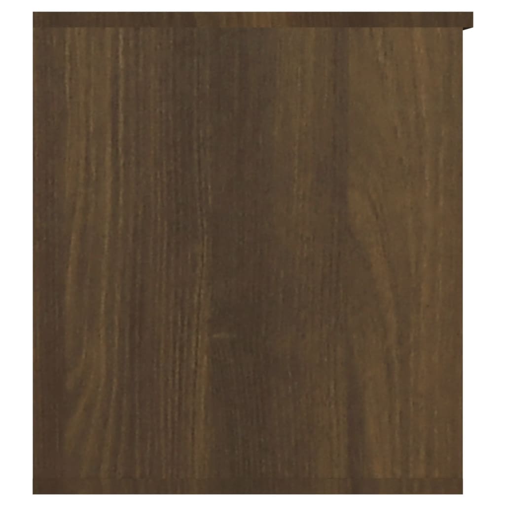 VidaXL Úložná truhla hnědý dub 84 x 42 x 46 cm kompozitní dřevo