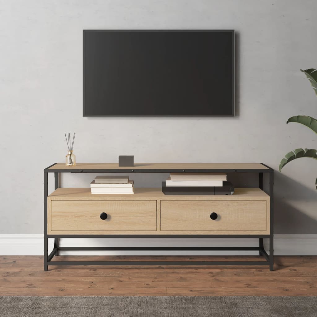 vidaXL TV skříňka dub sonoma 100 x 35 x 45 cm kompozitní dřevo