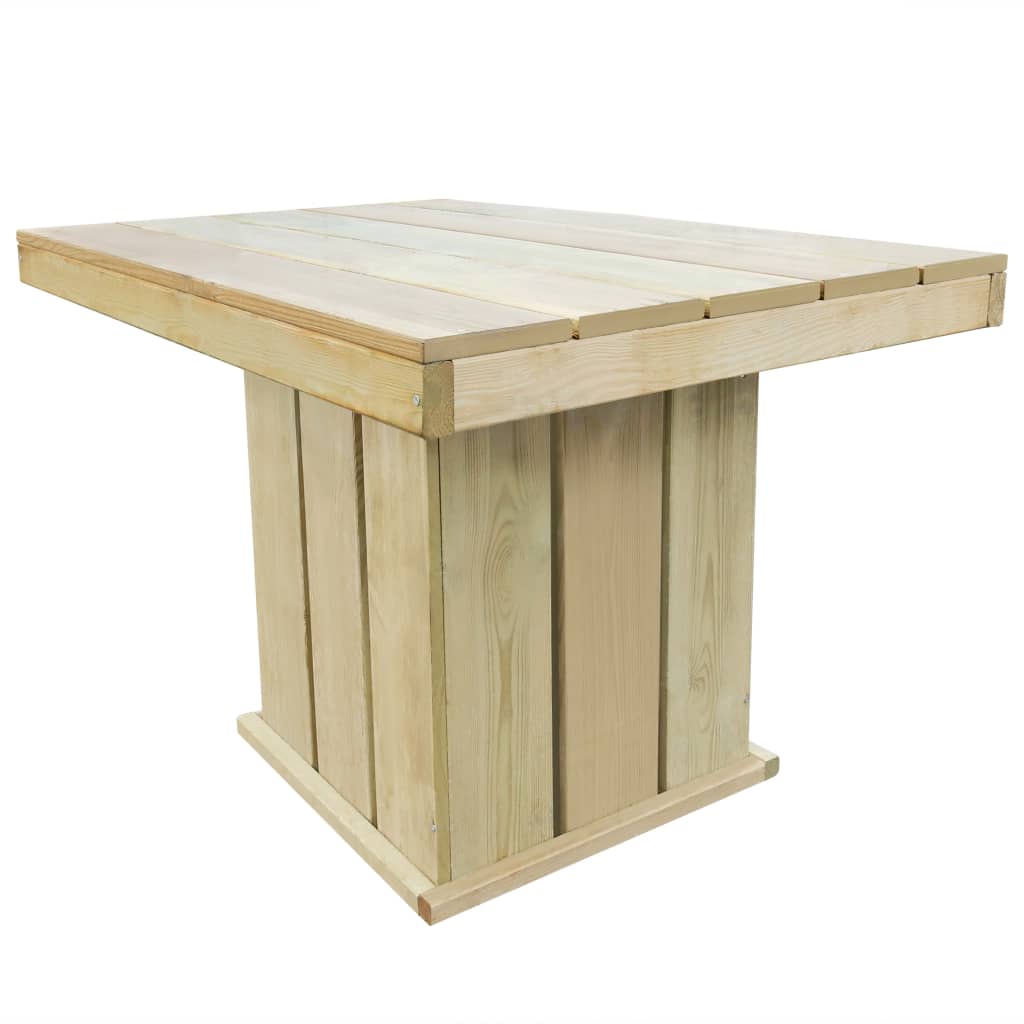 vidaXL Zahradní stůl 110 x 75 x 74 cm impregnované borové dřevo