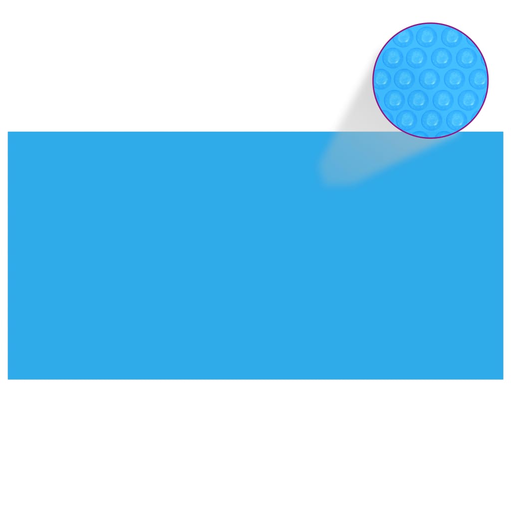 vidaXL Kryt na bazén modrý 600 x 300 cm PE