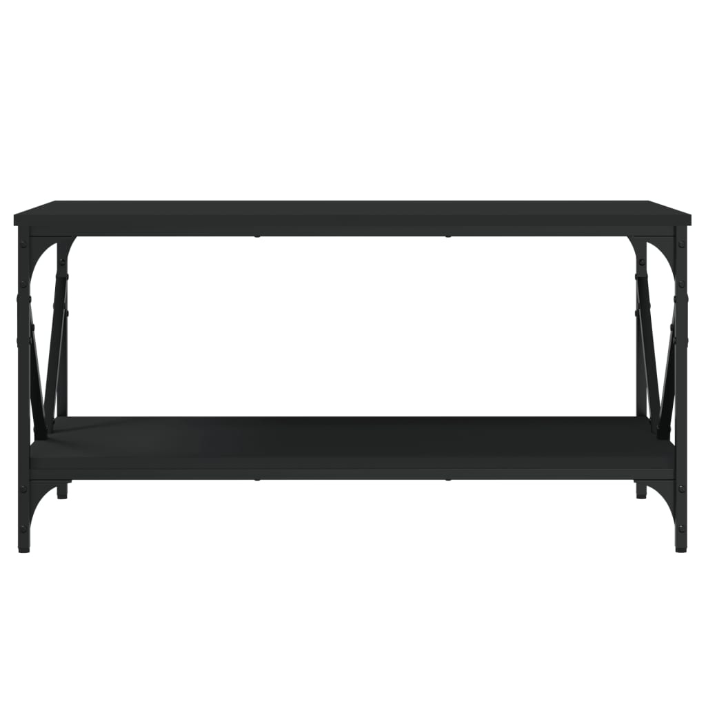 vidaXL Konferenční stolek černý 90 x 50 x 45 cm kompozitní dřevo