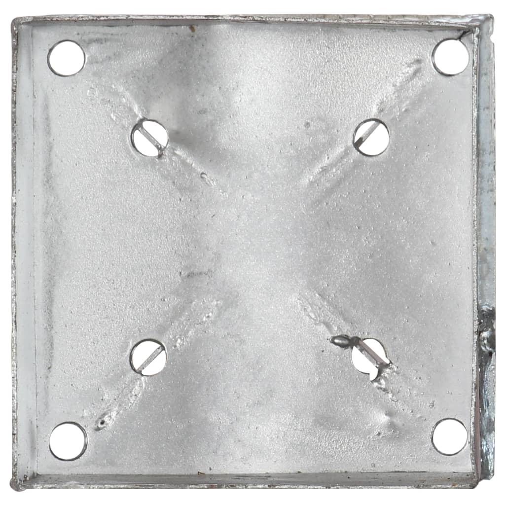 vidaXL Kotvící hroty 6 ks stříbrné 14 x 14 x 91 cm pozinkovaná ocel