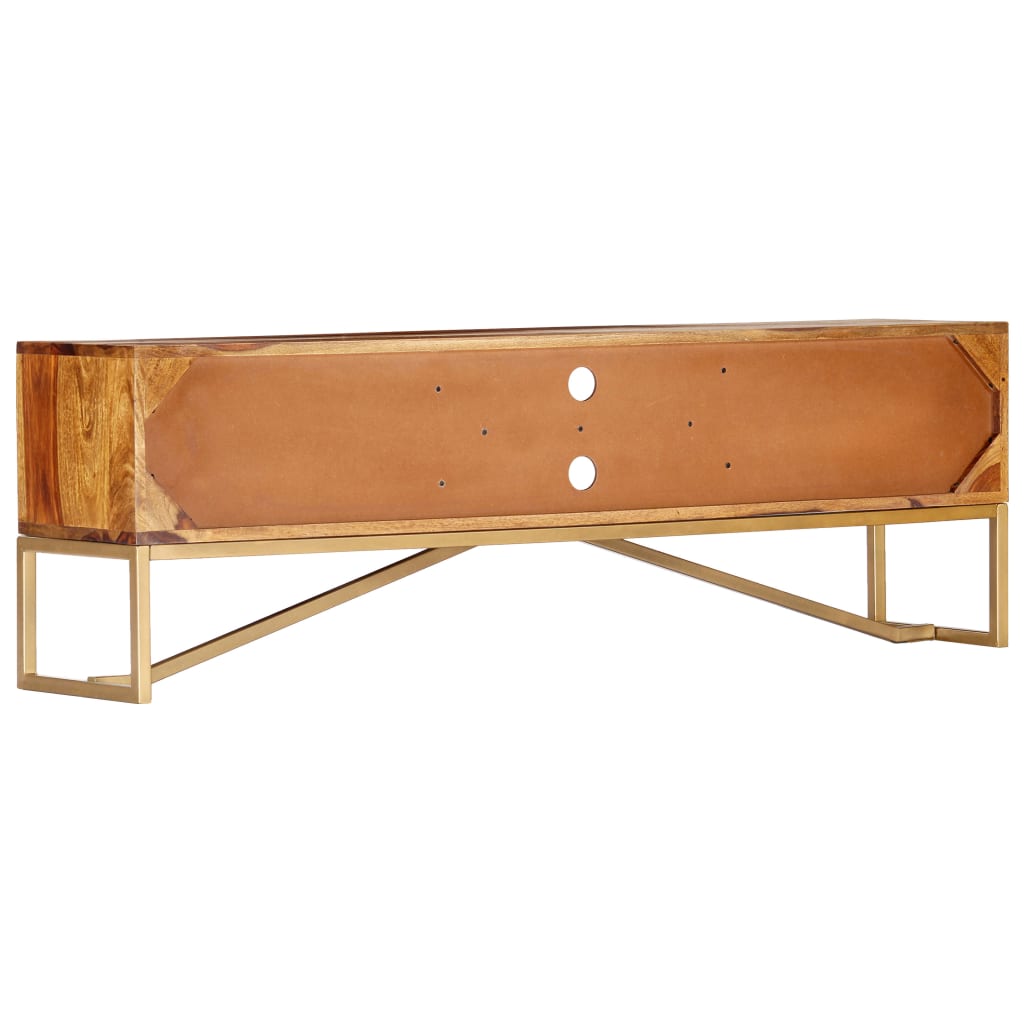 vidaXL TV stolek 140 x 30 x 45 cm masivní sheeshamové dřevo