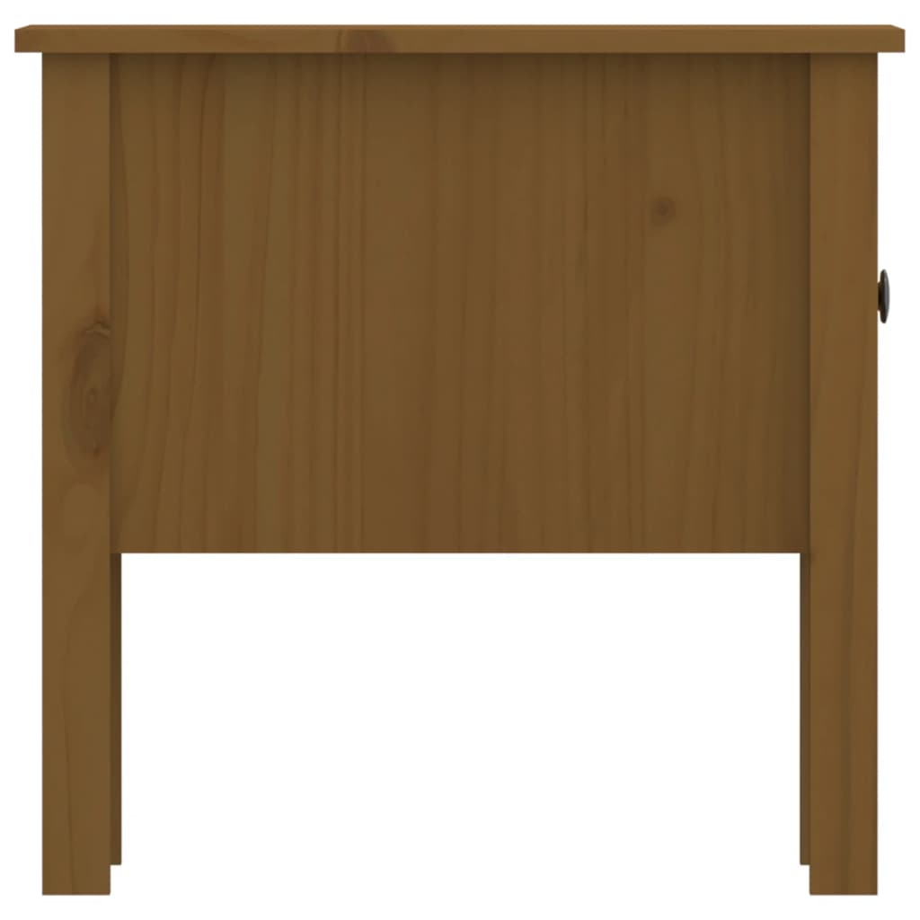 vidaXL Odkládací stolek medově hnědý 50 x 50 x 49 cm masivní borovice