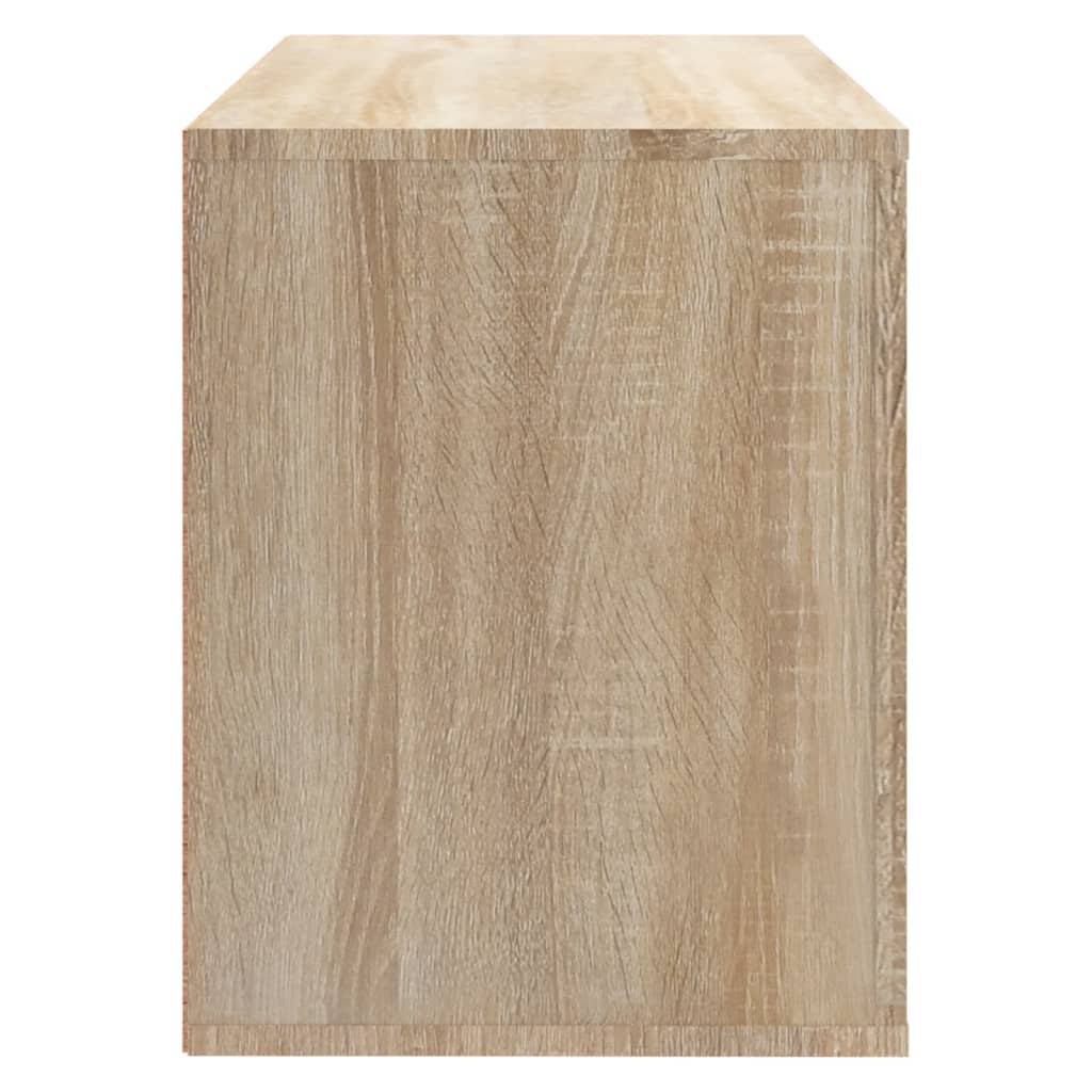 vidaXL Botník dub sonoma 80 x 35 x 45 cm kompozitní dřevo
