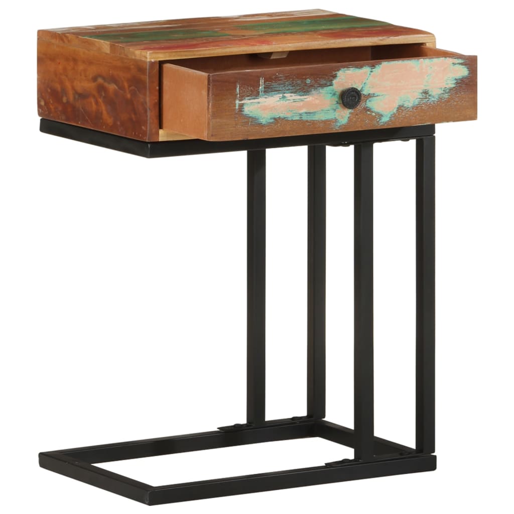 vidaXL Odkládací stolek tvar U 45x30x61 cm masivní recyklované dřevo