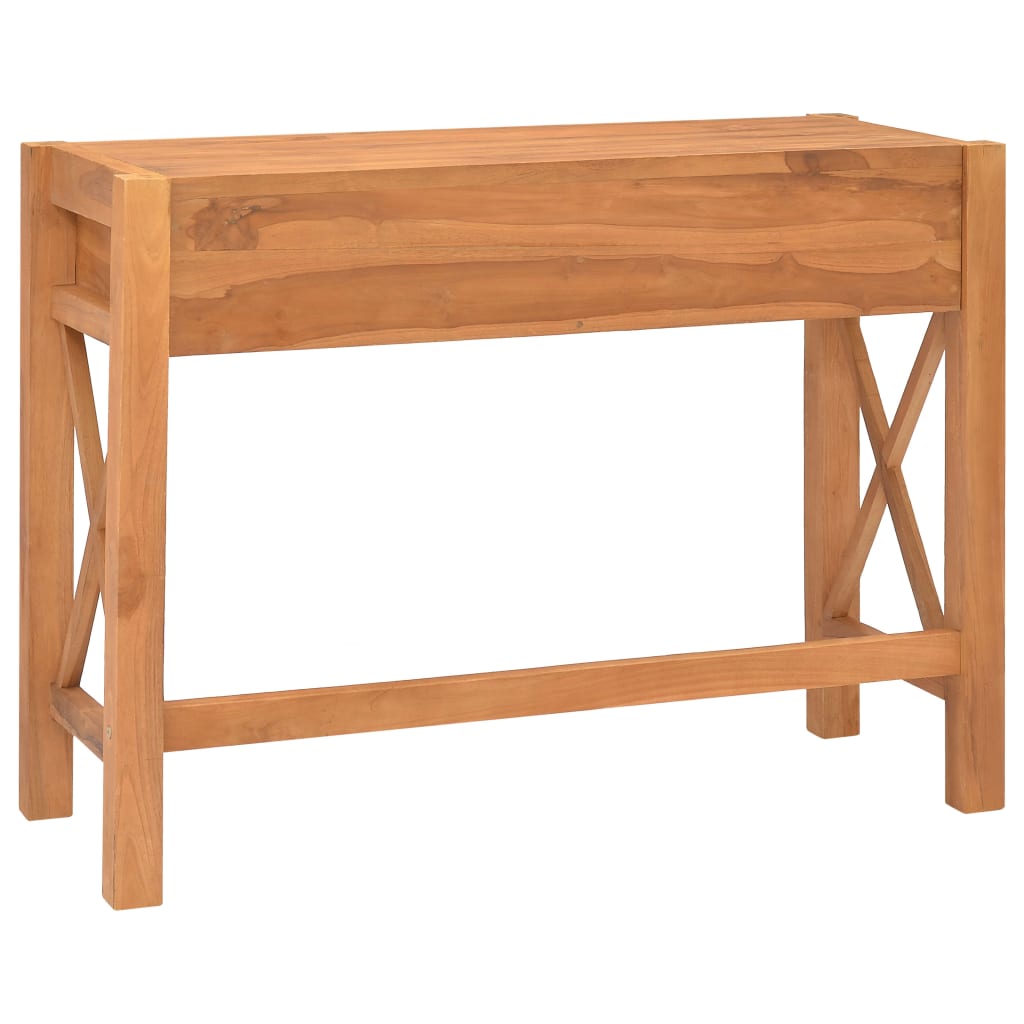 vidaXL Psací stůl se 2 zásuvkami 100 x 40 x 75 cm teakové dřevo