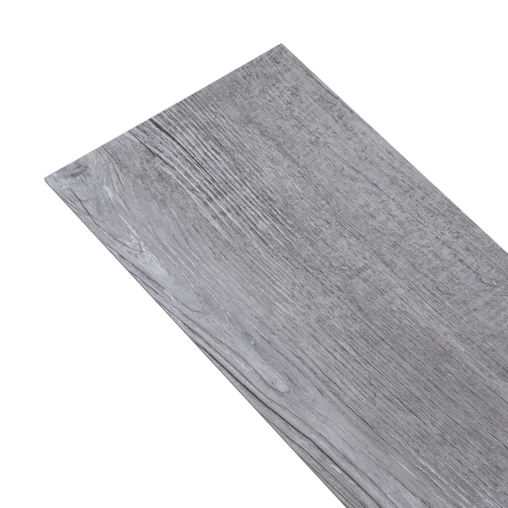 vidaXL Samolepicí PVC podlahová prkna 2,51 m² 2 mm matně šedé dřevo