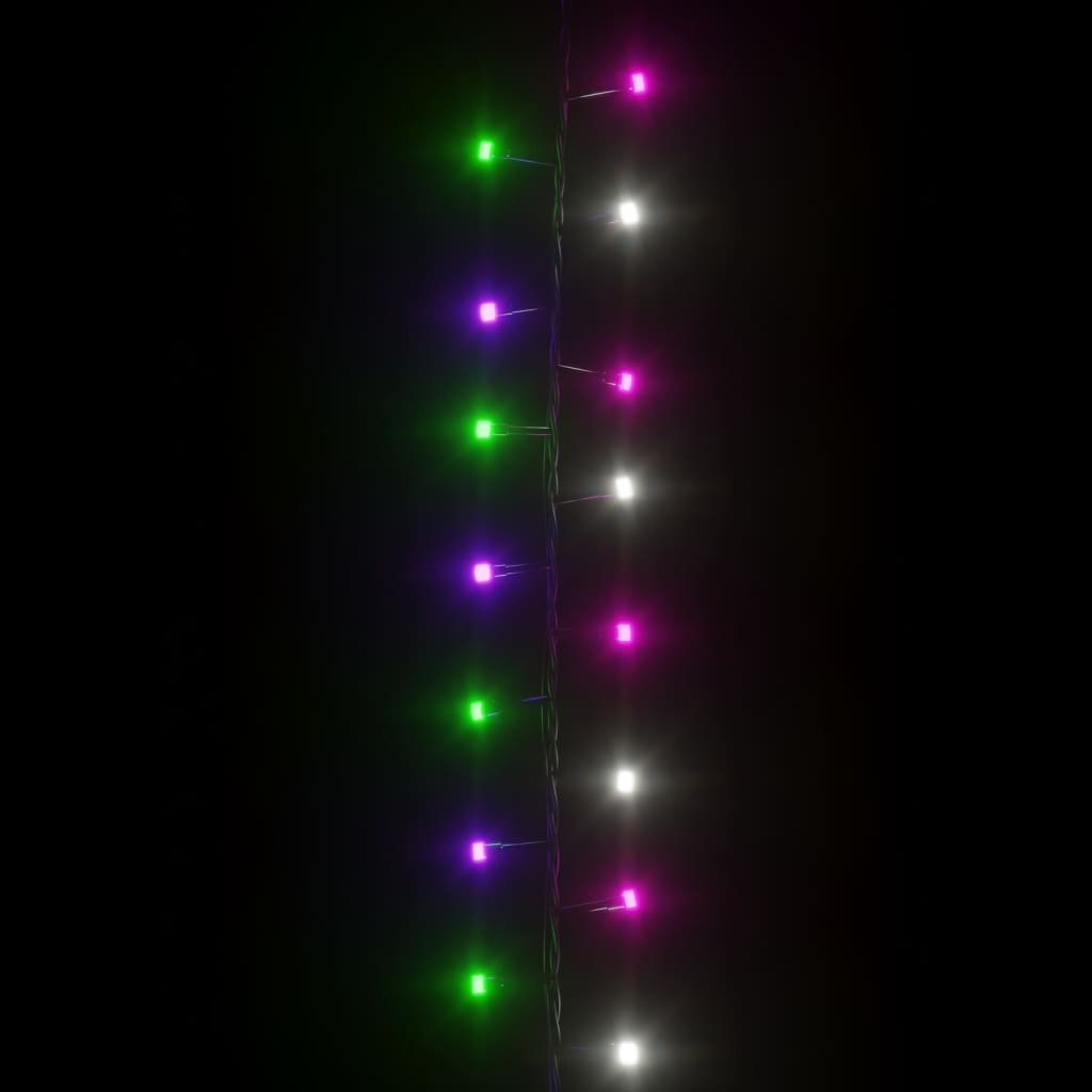 vidaXL Světelný LED řetěz se 400 LED diodami pastelový barevný 13m PVC