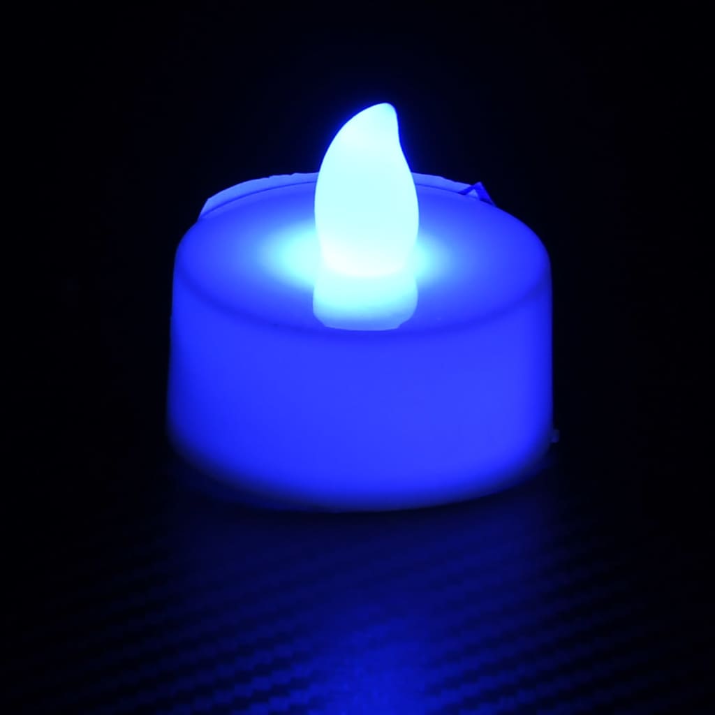 vidaXL Bezplamenné elektrické čajové svíčky LED 20 ks barevné