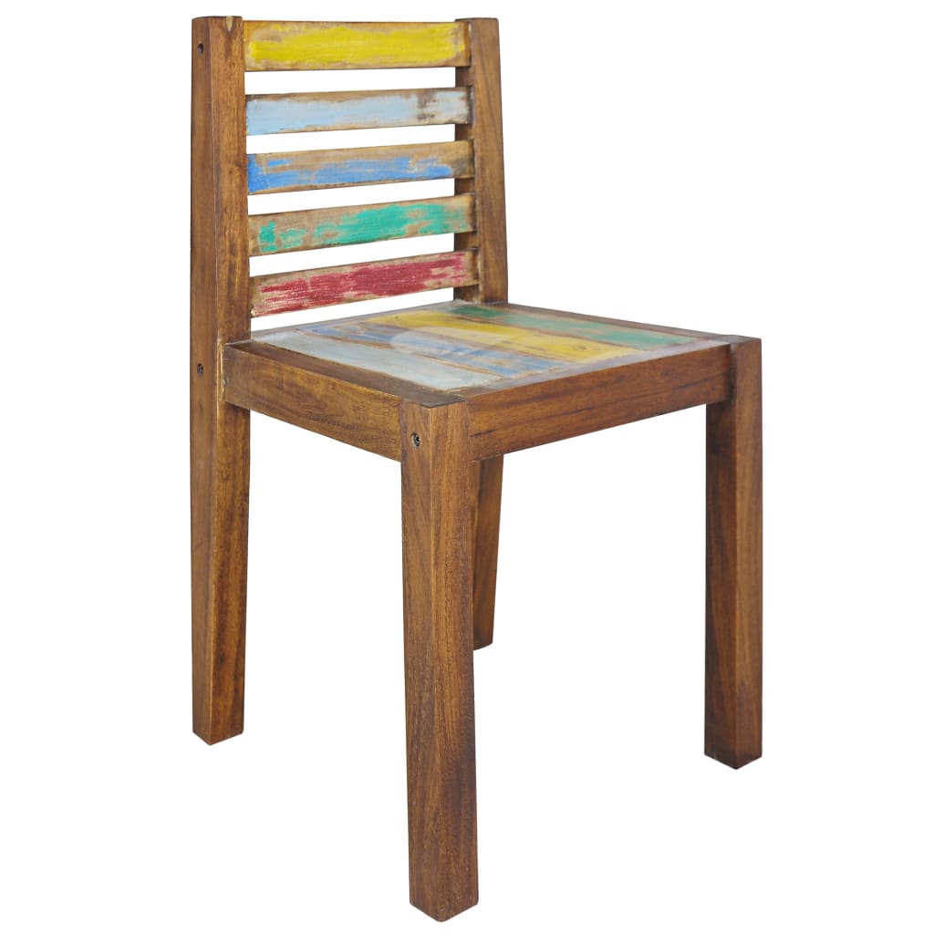 vidaXL Jídelní židle 2 ks masivní recyklované dřevo