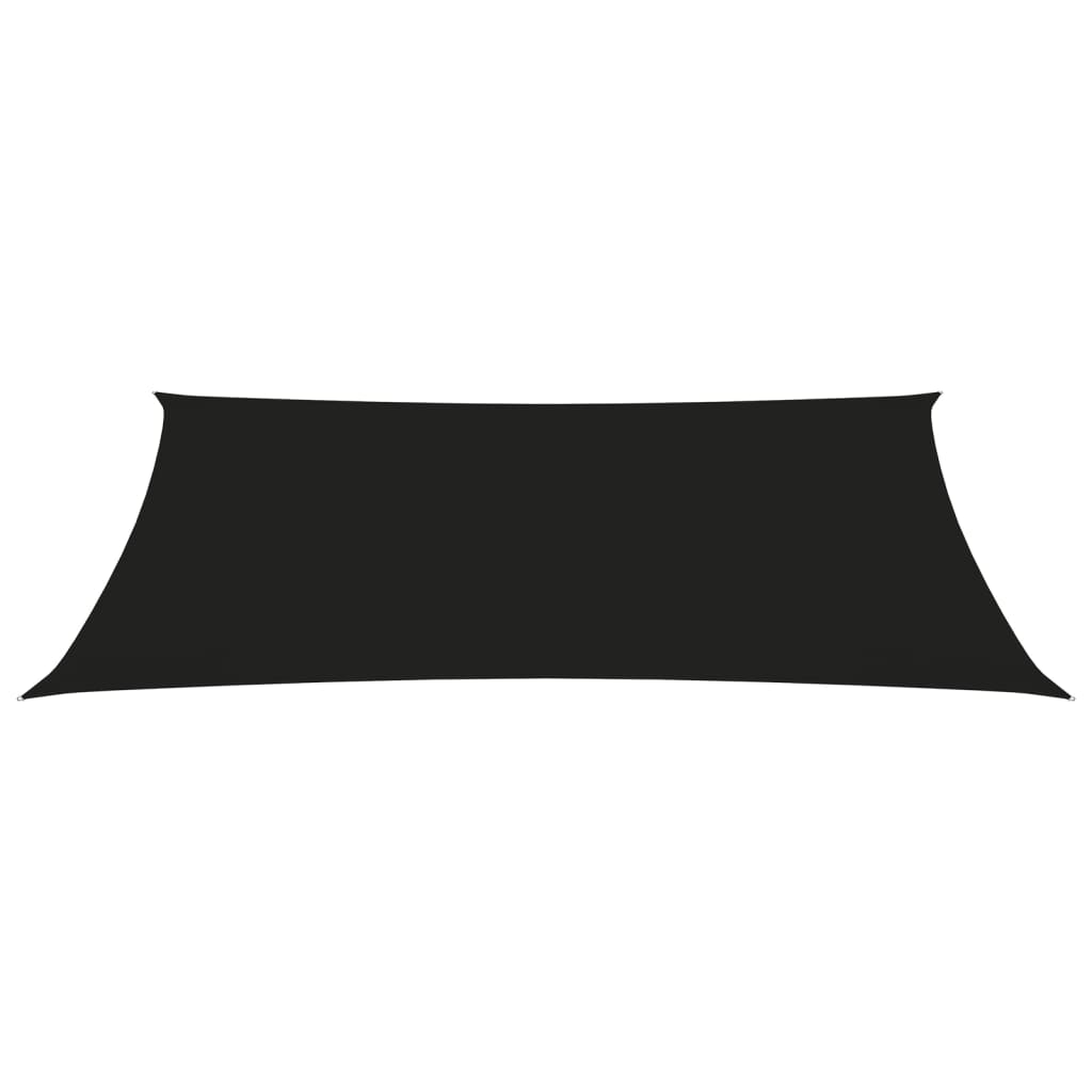 vidaXL Stínící plachta oxfordská látka obdélníková 2 x 4,5 m černá