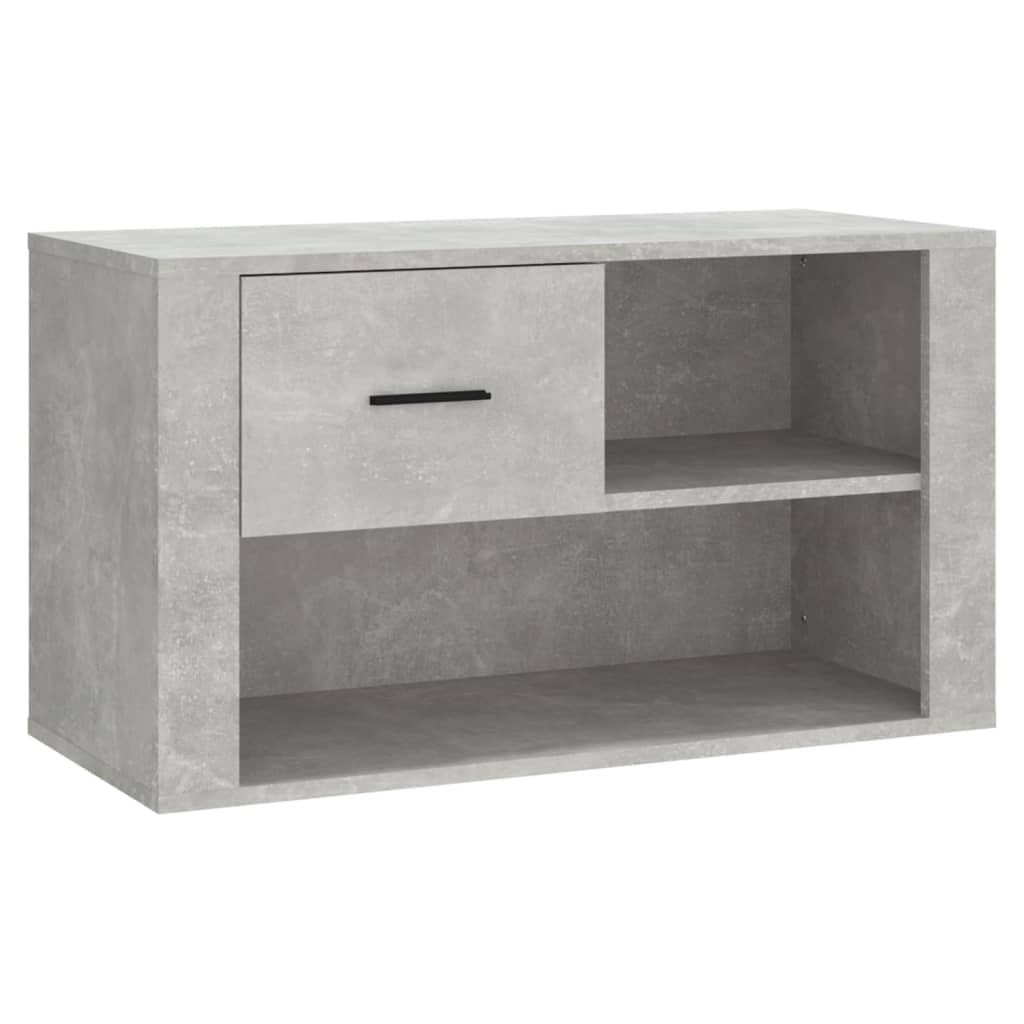 vidaXL Botník betonově šedý 80 x 35 x 45 cm kompozitní dřevo