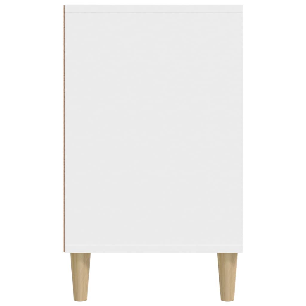 vidaXL Botník bílý 102x36x60 cm kompozitní dřevo