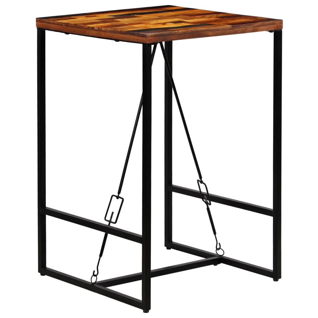 vidaXL Barový stůl masivní recyklované dřevo 70 x 70 x 106 cm